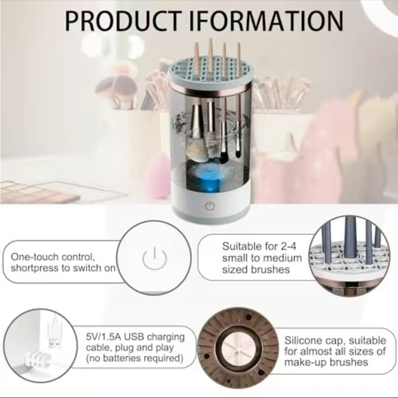 Automatic Brush Cleaner BRAND NEW IN BOX - Picture 4 of 7